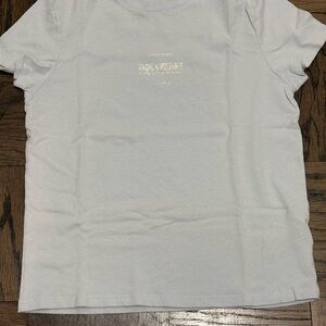Zadig & Voltaire Unisex Light Gray Tee